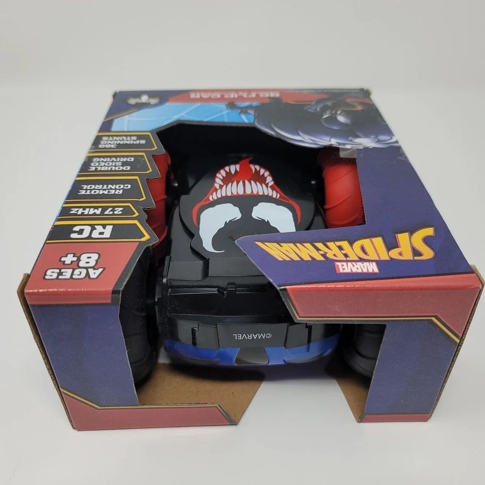 Marvel Spider-Man vs‎ Venom RC Flip Car 27 MHz Remote Control Ages 8+